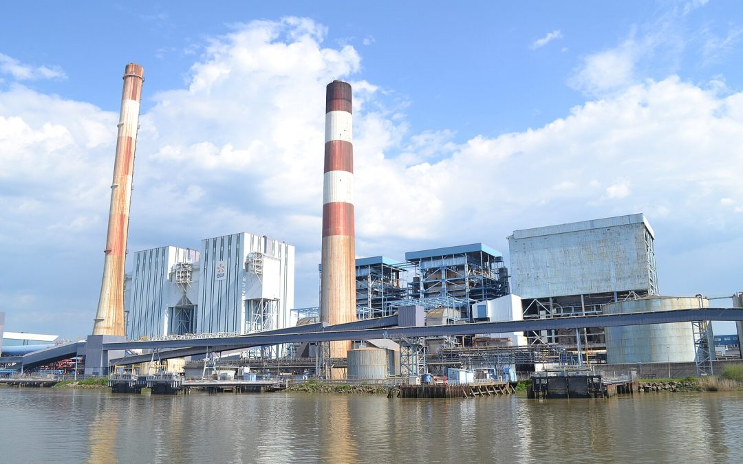 Dépoussiérage de la centrale EDF de Cordemais