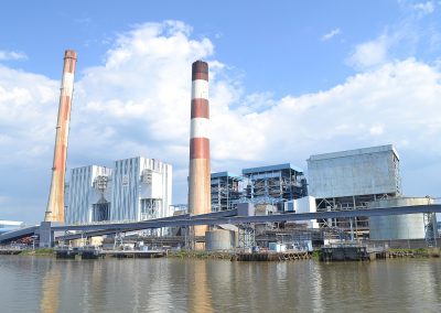 Dépoussiérage de la centrale EDF de Cordemais